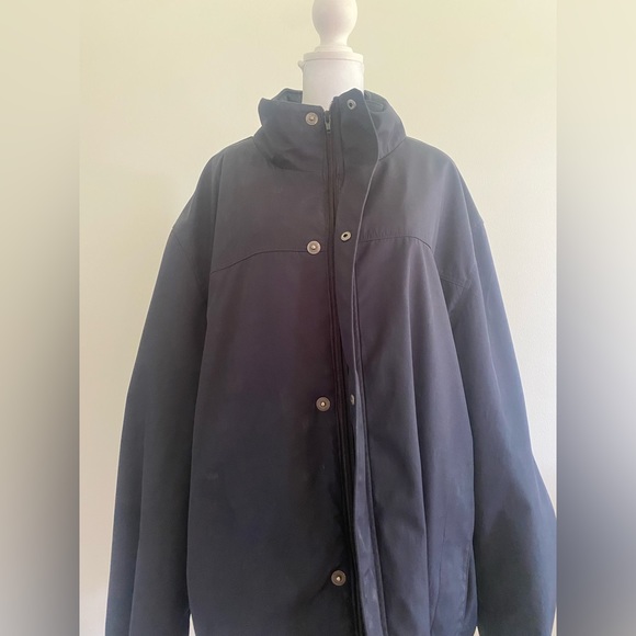 Calvin Klein Mens Medium Black Polyester Jacket Zip Up Double Lined - Picture 4 of 7